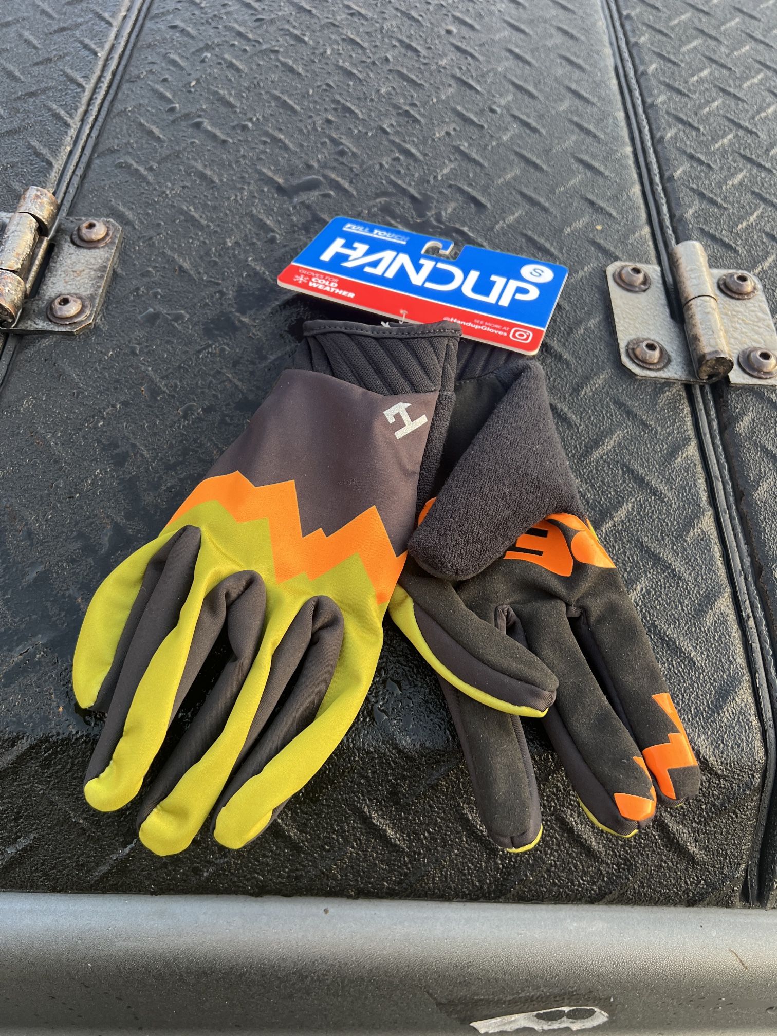 HANDUP Colder Weather Mountain Bike MTB Bicycle Enduro Downhill XC Cycling Winter Full Finger Gloves