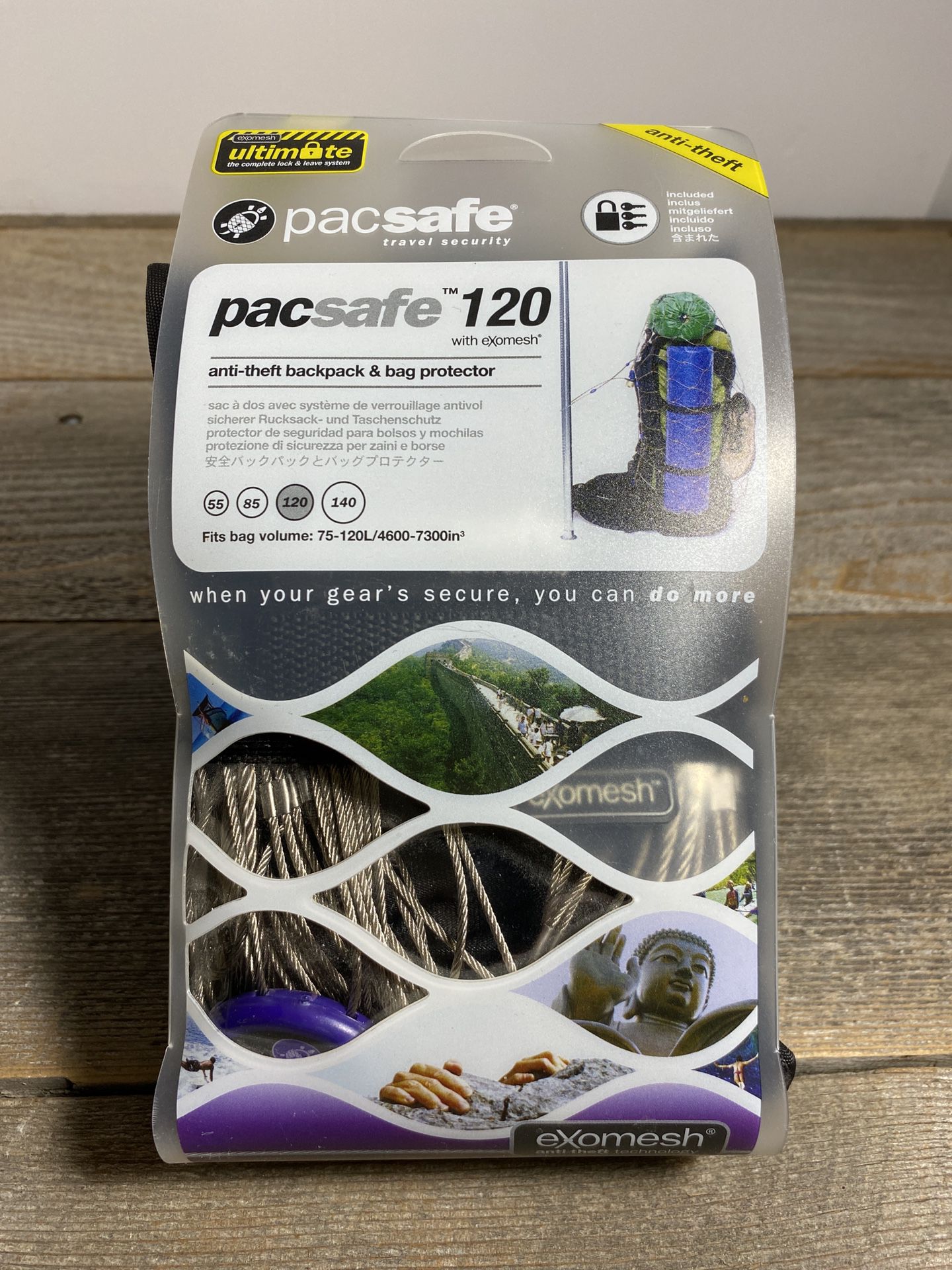 PacSafe 120 Exomesh Anti-theft Backpack Protector