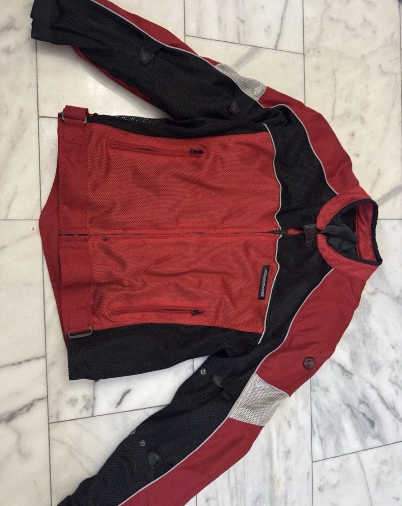Fieldsheer Motorcycle Jacket Men’s 3XL Red And Black