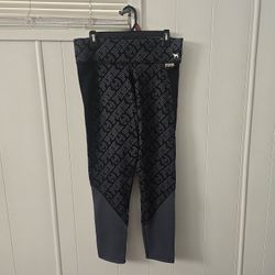 Victoria Secret Reversible Leggings Black And grey