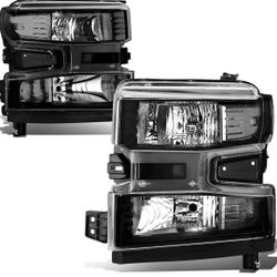 19-22 Chevrolet Silverado Headlights Luces Micas Calaveras Faros Faroles Focos Chevy Headlamps LTD