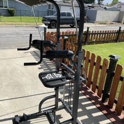Sportsroyals Power Tower Dip Station Pull Up Trainer 
