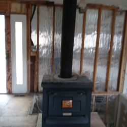 Wood Burning Fire Place Chiminy