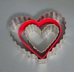 Heart Shaped Cookie Cutters - Set of 3