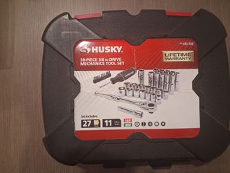 Husky 38 Piece 3/8in Drive Mechanics Tool Set