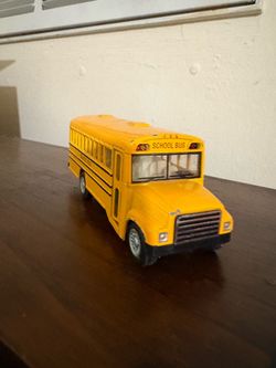 Die-Cast Yellow School Bus Toy