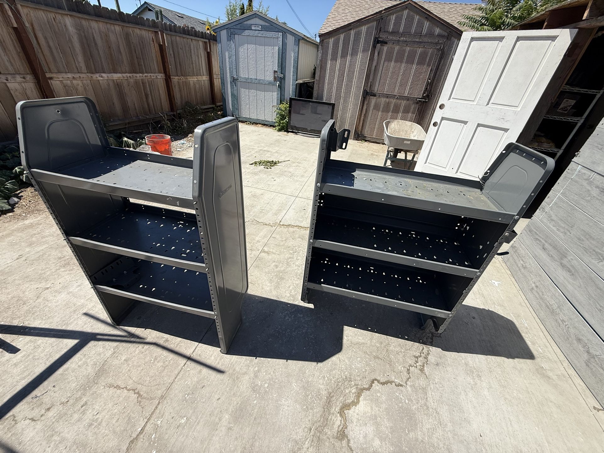 Cargo van shelves