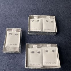 Sterling silver earring