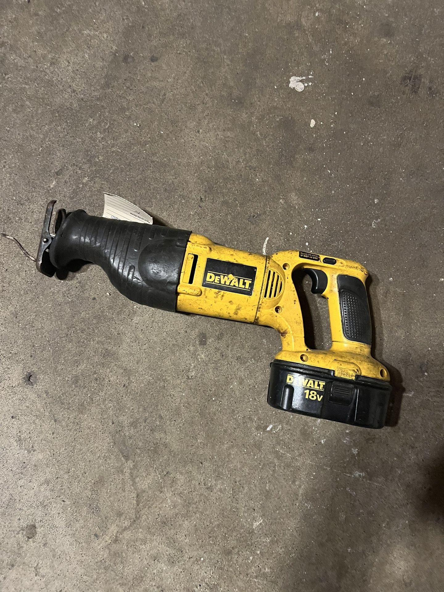 Dewalt Sawzall