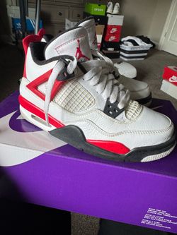 Air Jordan 4 Red cement Youth