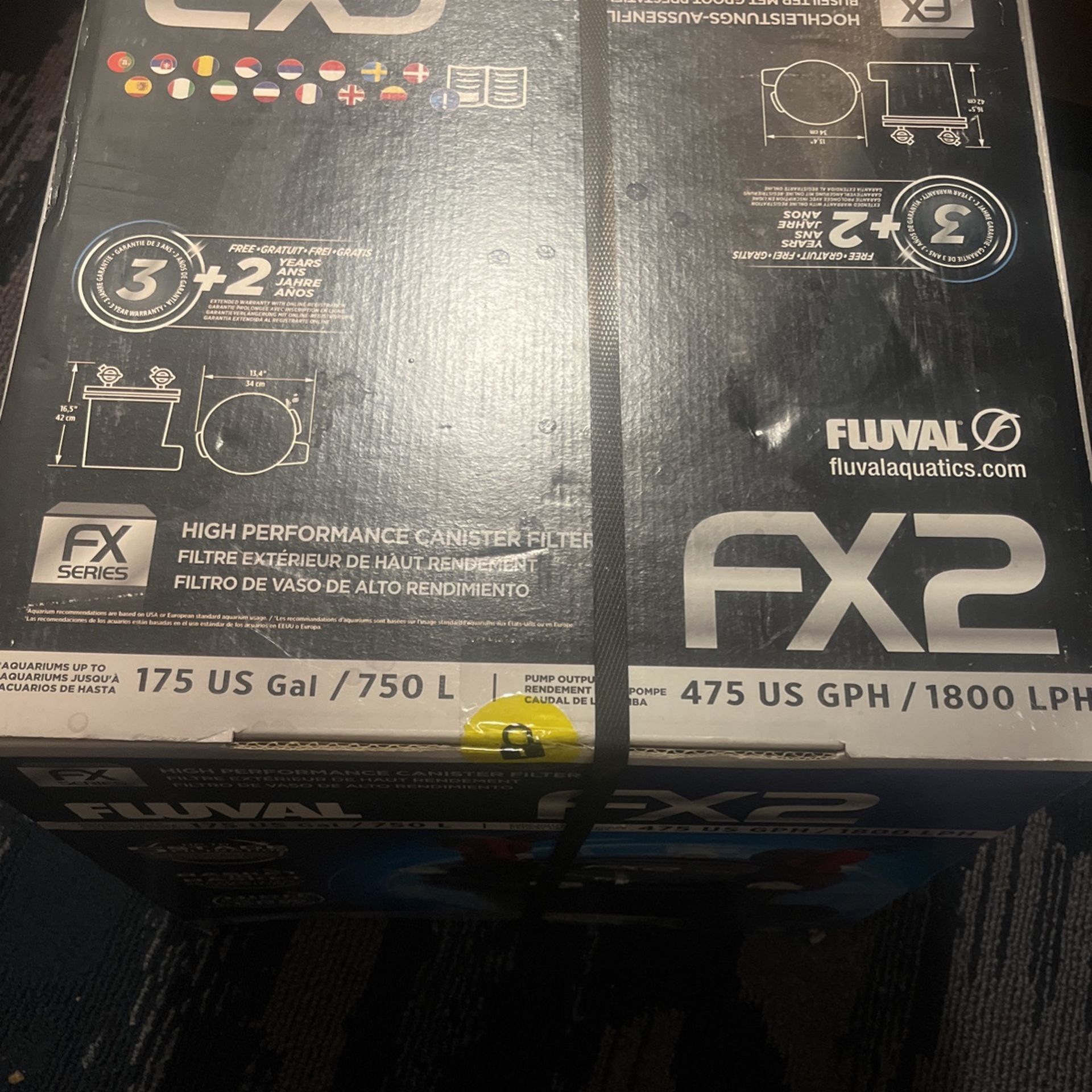 Fluval FX2 High Proformance Canister Filter (NEW)