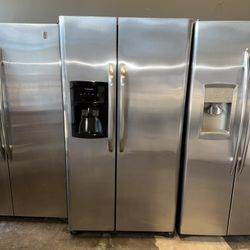FRIGIDAIRE STAINLESS REFRIGERATOR 