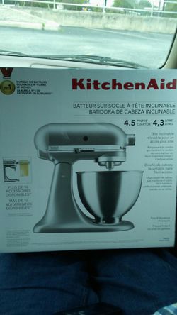2) KitchenAid Deluxe 4.5 Quart Tilt-Head Stand Mixer, Silver (KSM88SL)  BRAND NEW! for Sale in San Antonio, TX - OfferUp