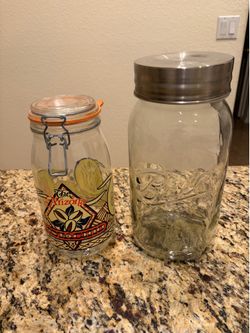 Arizona Pistachio Co. Vintage Jar and Large Ball Mason Jar