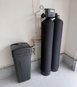 Dual Tank Whole House Water Softener + RO Alkaline Filter