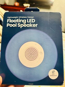 Floating LED Pool Speaker Wireless IPX7