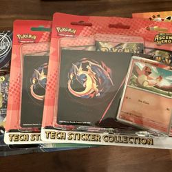 Pokemon Ascended Heroes Tech Sticker Charmander