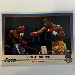 Michael Moore Boxing Card