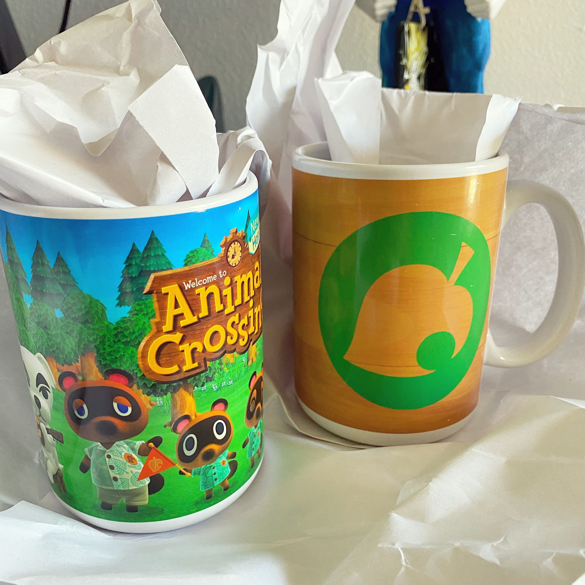 Animal Crossing Mugs Both For $10 New