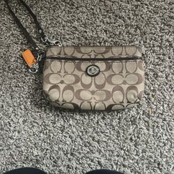 Small Brown/tan Coach Bag 