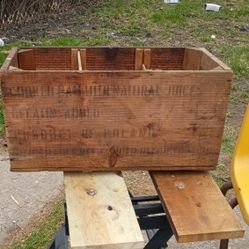 Vintage Krakus Brand Cooked Ham Wood Crate, Intact