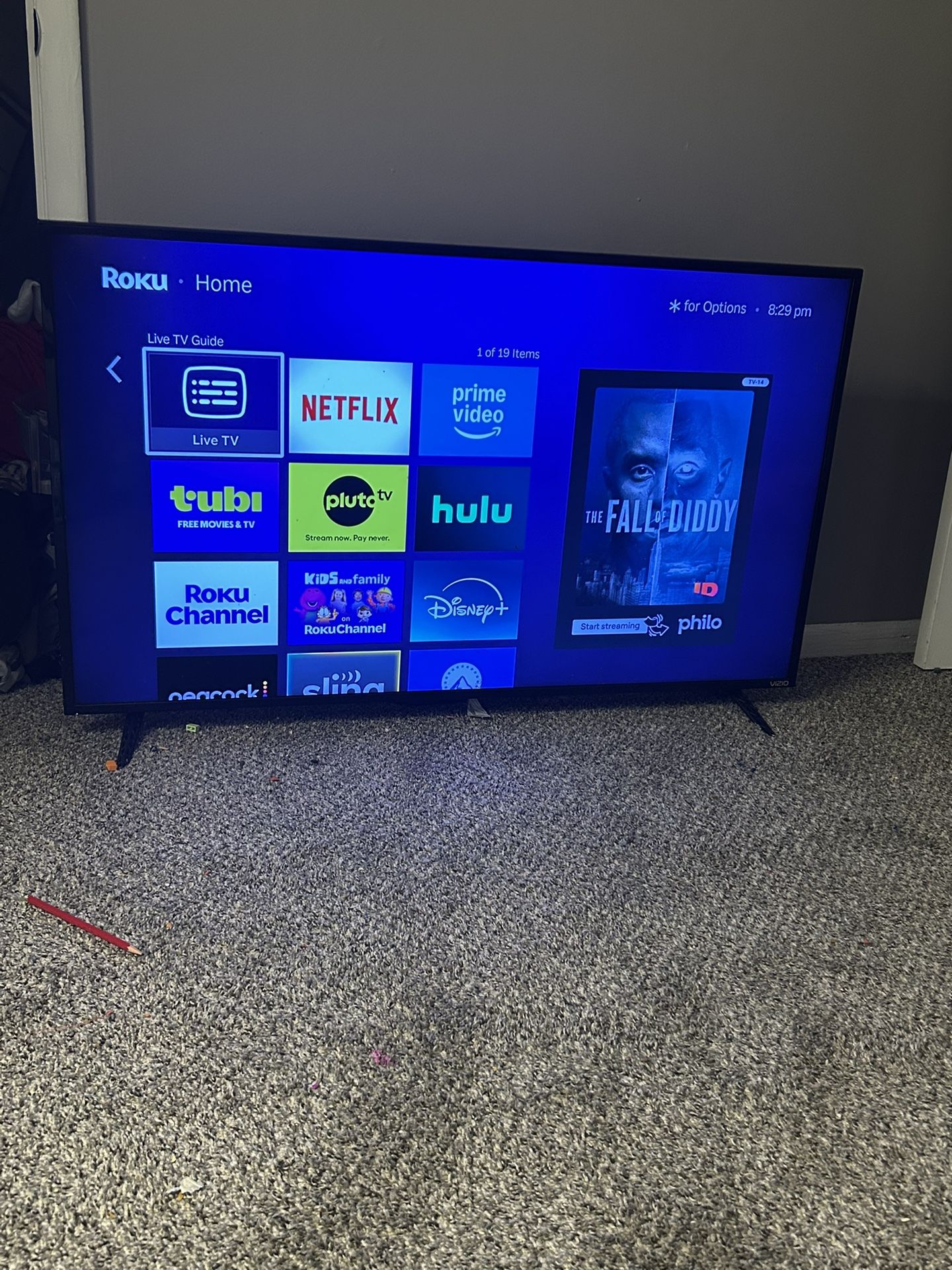 Vizio TV 50” OBO