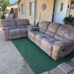 Sofá Reclinable Set De 2