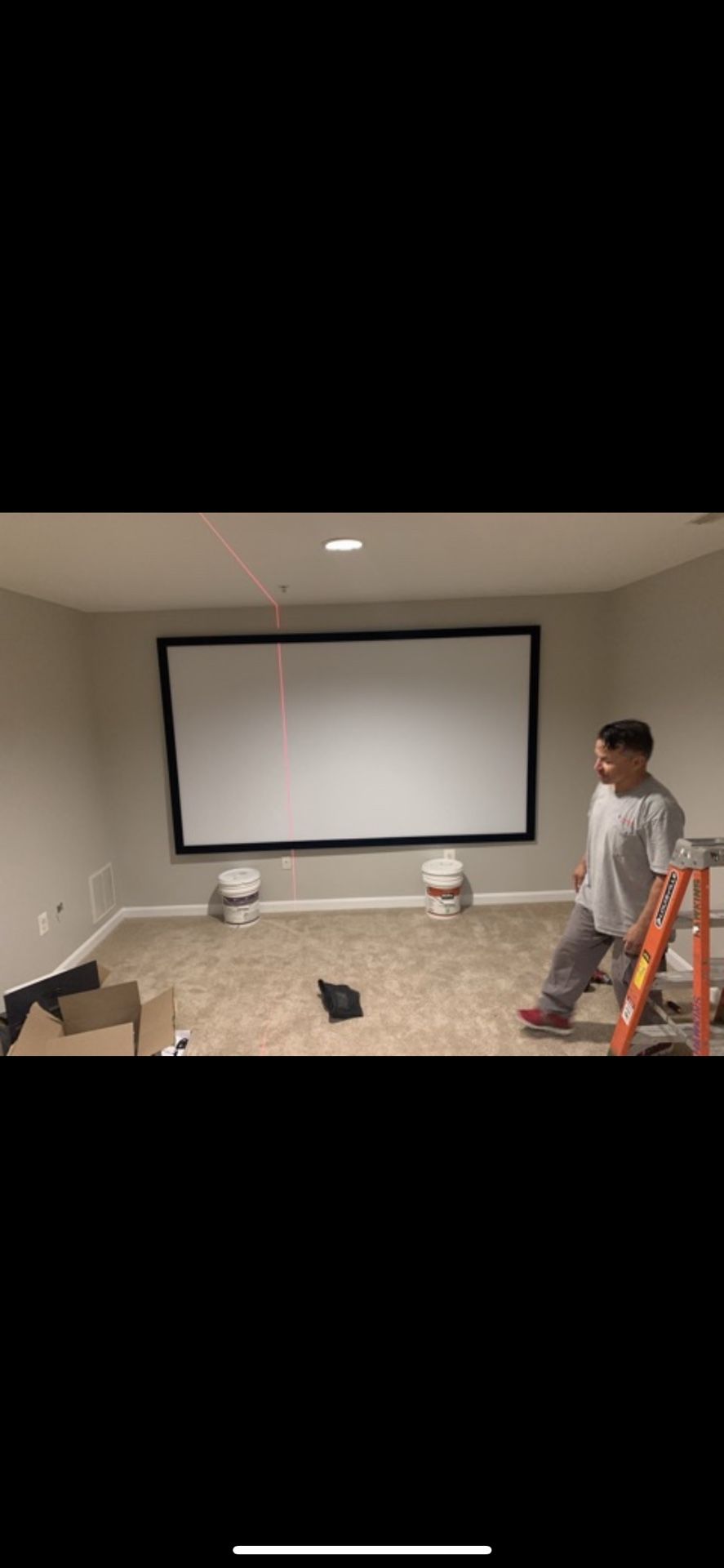 100in cinema screen $600 Obo 