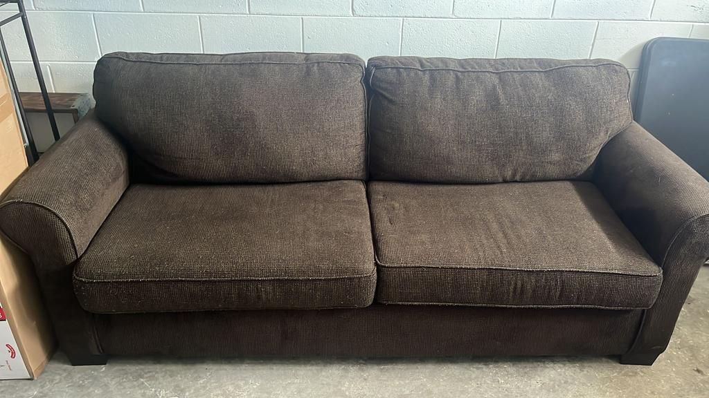 Brown Pull Out Couch