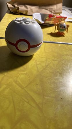 Mega Rowlet Figure With Poke Ball