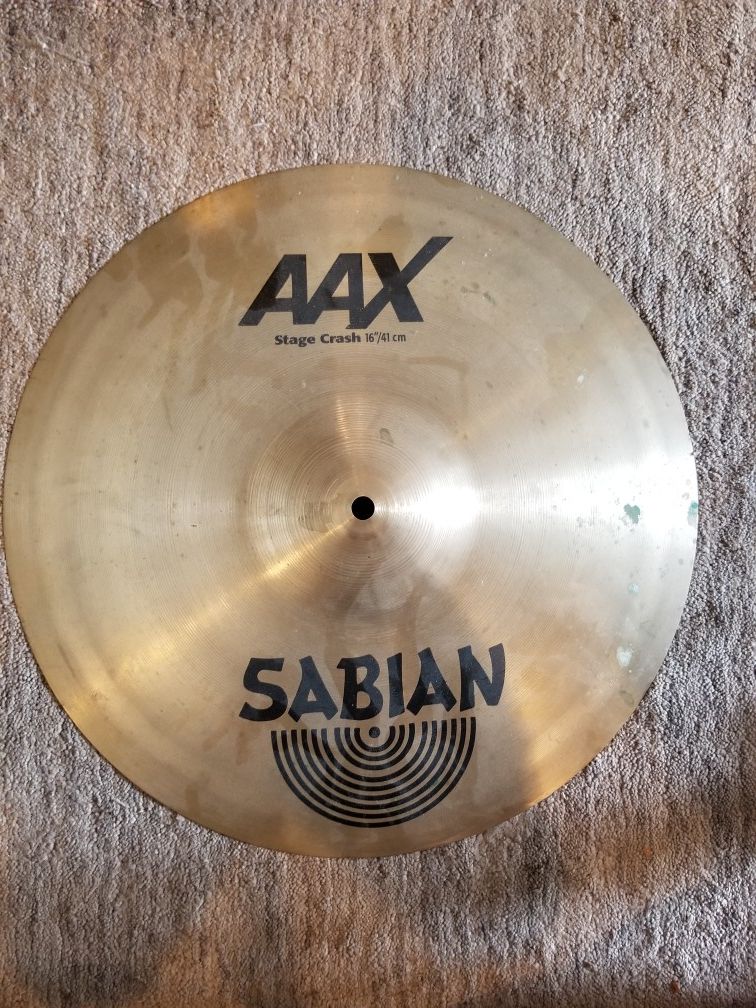 Sabian aax drum set cymbal