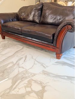 2 leather sofa