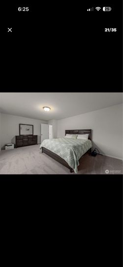 King size bed frame