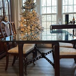 Antique glass Top table-table Only!!