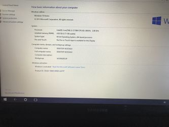Samsung laptop model number and P300E5C windows 10 perfect condition $275