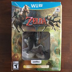 Zelda Twiglight Princess HD + Amiibo Wolf Link 