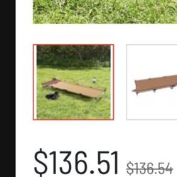 Was $140 Ozark Trail Zipper Cot, New Camping Bed 