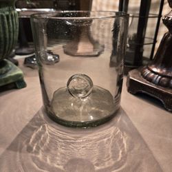 Hand Blown Glass Ice.bucket