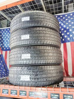 ⭐️ P255/70R18 BRIDGESTONE DUELER H/T ALL SEASON TRUCKS/SUVS/JEEPS USED TIRES 255/70R18USED TIRES