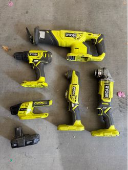 Ryobi Bundle – Drill, Sawzall, Grinder, Multi-Tool + Battery