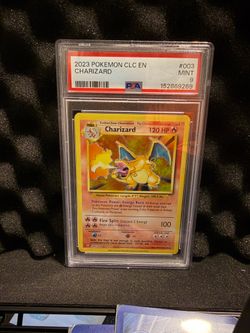 Pokemon TCG Charizard 003/034 Trading Card Game Classic Holo PSA 9