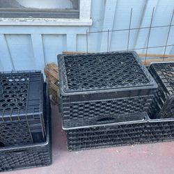 Heavy duty milk crates