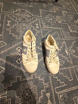 Guess Low-Top Sneakers White and Blue