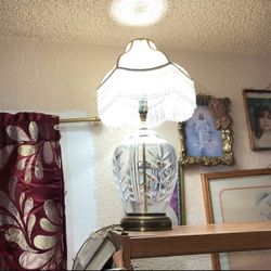 Antique Glass Lamp