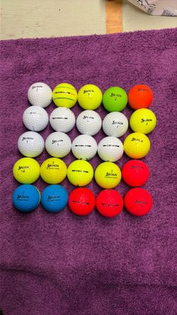 25 SRIXON  golf balls like new