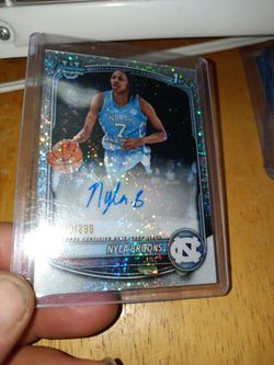 Nyla brooks Bowman autograph/299 university of North Carolina starter
