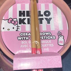 Hello Kitty Bowl With Chopstick 