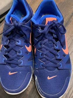 Blue/ Pink Nike shoes