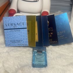 Lot of 7 mini and sample vials from Versace (read)