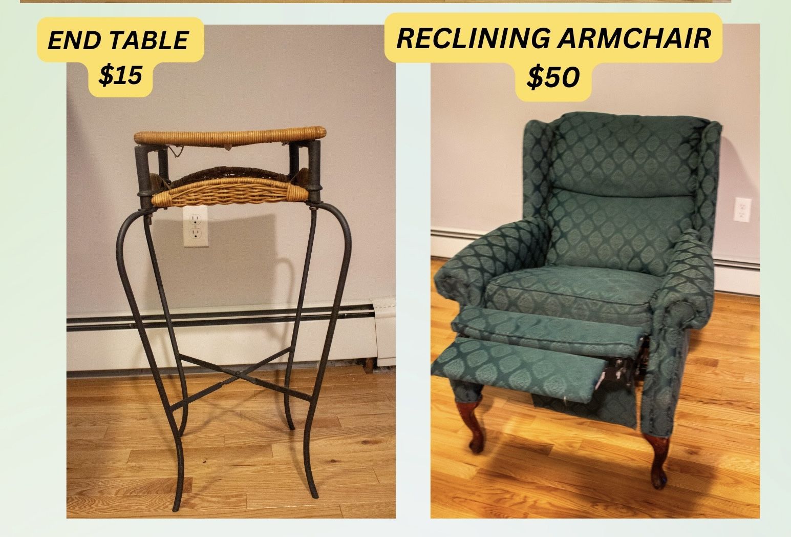 Armchair and Side Table